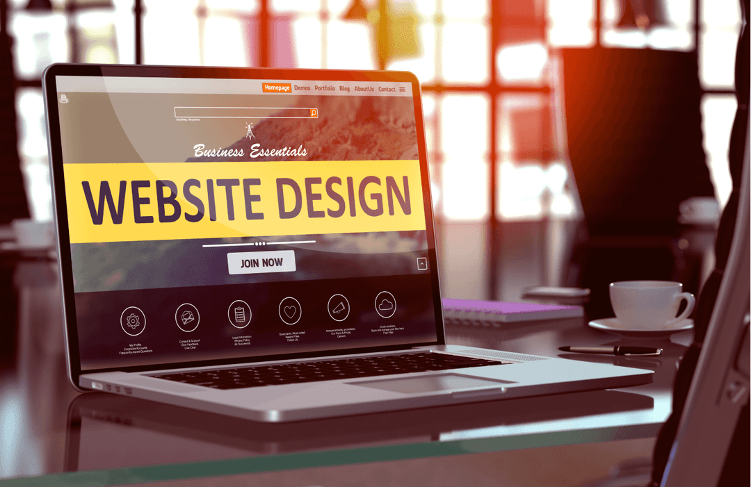 High-impact website design illustration