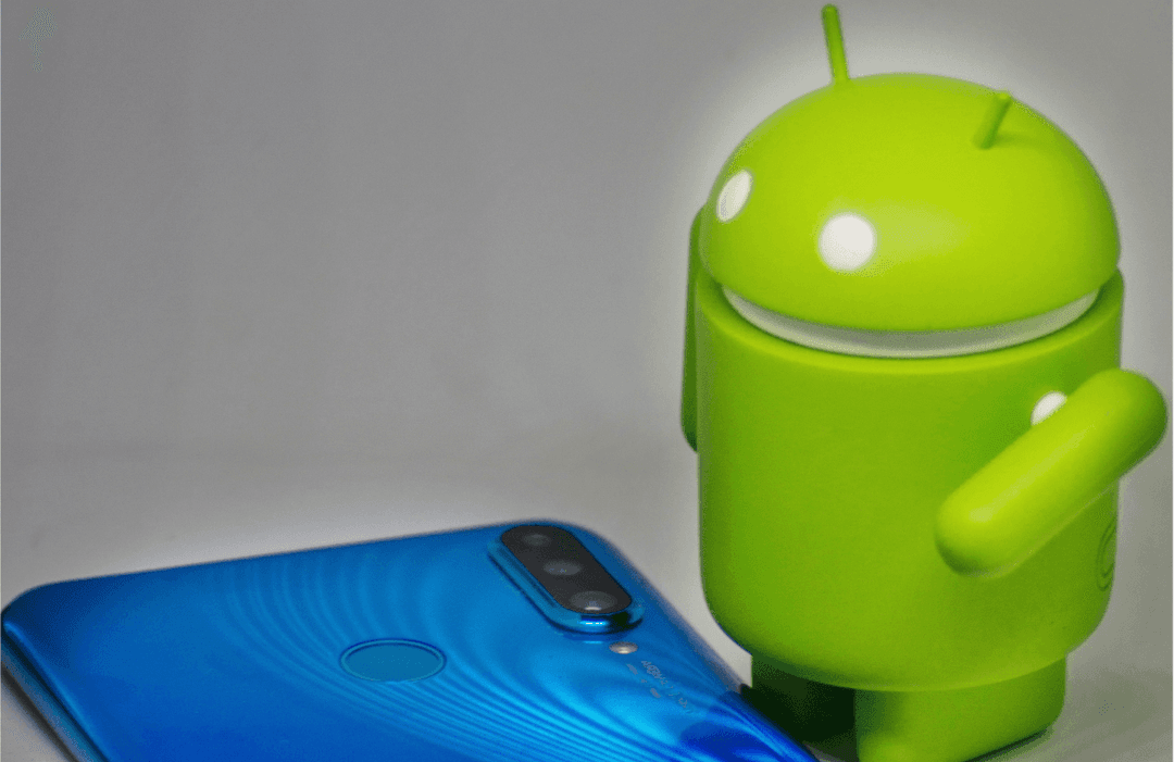 Developer working on Android app development