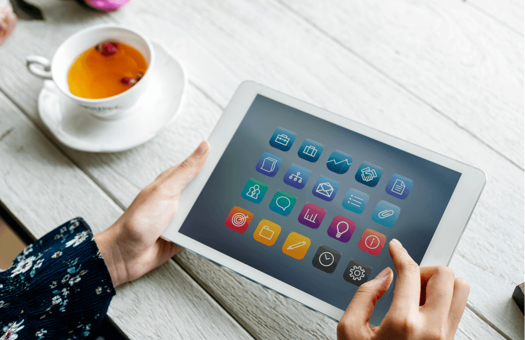 Tablet UX design showcase