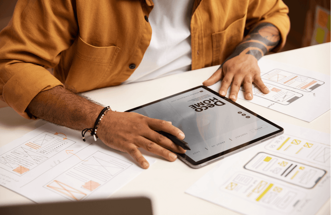 iPad Pro displaying advanced application interface