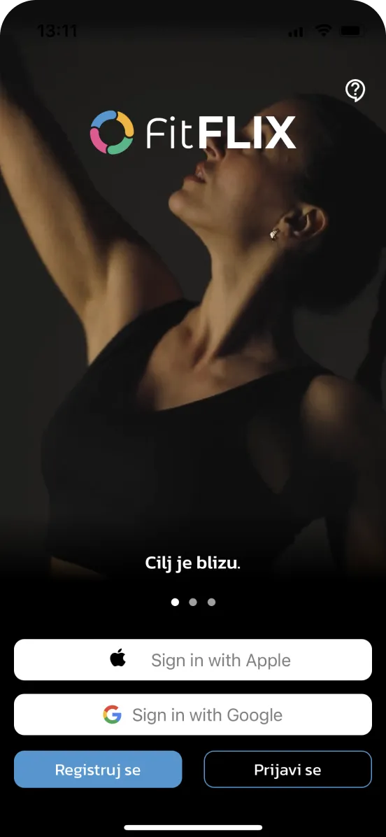 Fitflix app meal planning interface